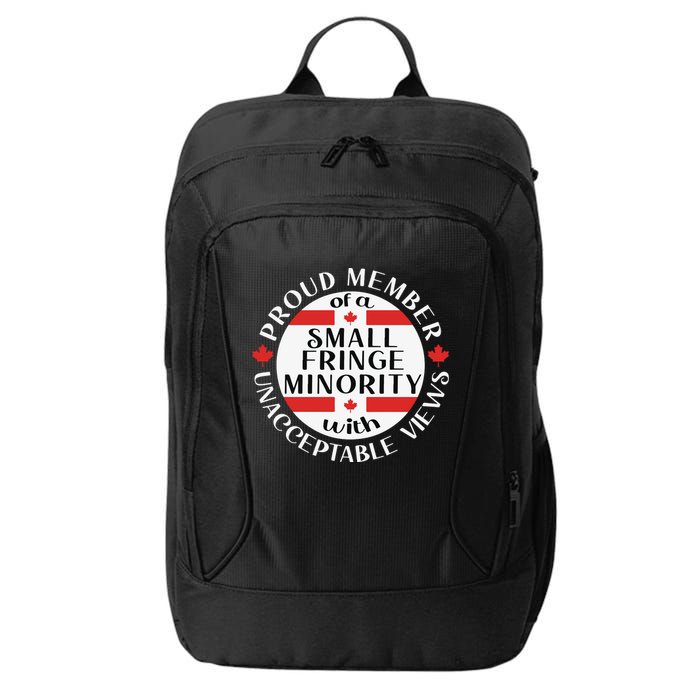 Proud Member Of A Small Fringe Minority With Unacceptable Views City Backpack