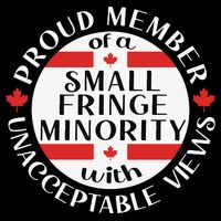 Proud Member Of A Small Fringe Minority With Unacceptable Views 16 in Basic Backpack