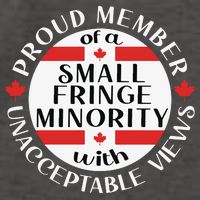 Proud Member Of A Small Fringe Minority With Unacceptable Views Vector Backpack