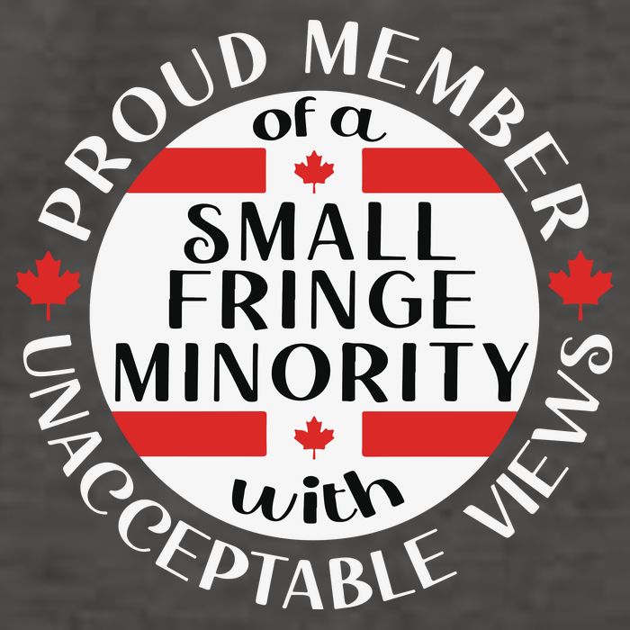 Proud Member Of A Small Fringe Minority With Unacceptable Views Vector Backpack