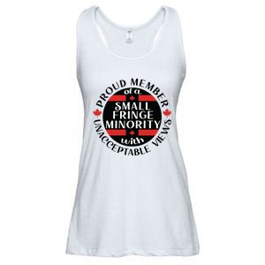 Proud Member Of A Small Fringe Minority With Unacceptable Views Ladies Essential Flowy Tank