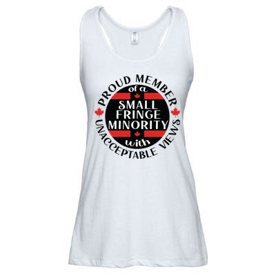 Proud Member Of A Small Fringe Minority With Unacceptable Views Ladies Essential Flowy Tank