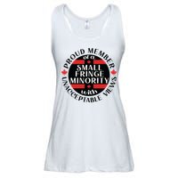 Proud Member Of A Small Fringe Minority With Unacceptable Views Ladies Essential Flowy Tank