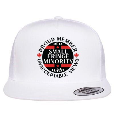 Proud Member Of A Small Fringe Minority With Unacceptable Views Flatbill Hat