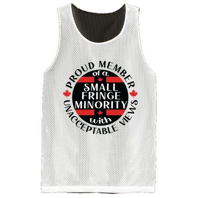 Proud Member Of A Small Fringe Minority With Unacceptable Views Mesh Reversible Basketball Jersey Tank