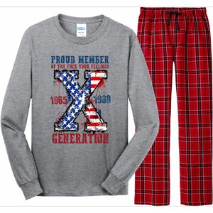 Proud Member Of The Fuck Your Feelings Generation X Long Sleeve Pajama Set