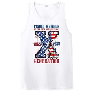 Proud Member Of The Fuck Your Feelings Generation X PosiCharge Competitor Tank