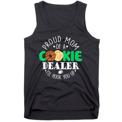 Proud Mom Of A Cookie Dealer Girl Troop Leader Matching Tank Top