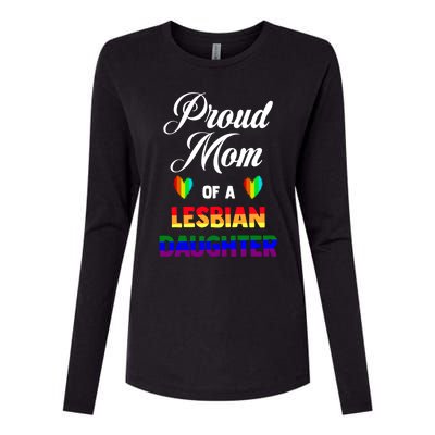 Proud Mom Of A Lesbian Daughter Lgbt Lgbtq Lesbian Support Gift Womens Cotton Relaxed Long Sleeve T-Shirt