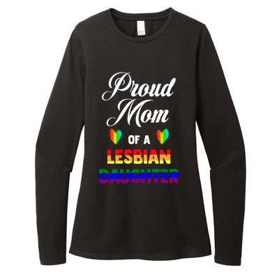 Proud Mom Of A Lesbian Daughter Lgbt Lgbtq Lesbian Support Gift Womens CVC Long Sleeve Shirt