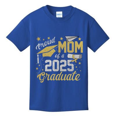Proud Mom Of A Class Of 2025 Graduate 2025 Senior Mom 2025 Funny Gift Kids T-Shirt