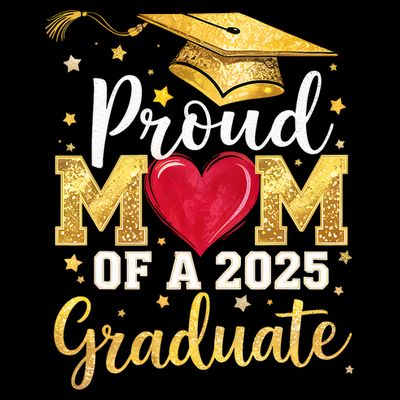 Proud Mom Of A Class Of 2025 Graduate 2025 Senior Mom T-Shirt