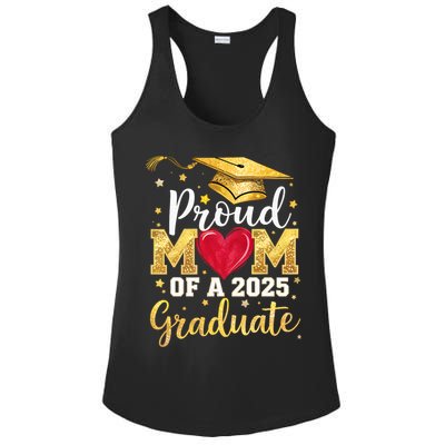 Proud Mom Of A Class Of 2025 Graduate 2025 Senior Mom Ladies PosiCharge Competitor Racerback Tank