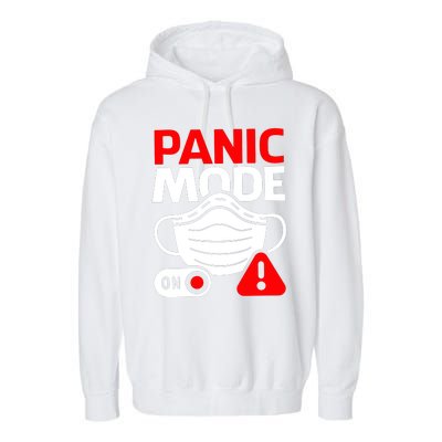 Panic Mode On Garment-Dyed Fleece Hoodie