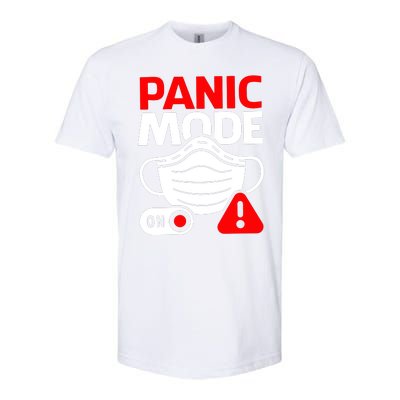 Panic Mode On Softstyle CVC T-Shirt