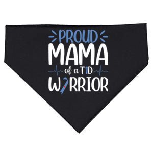 Proud Mama Of A T1d Warrior USA-Made Doggie Bandana