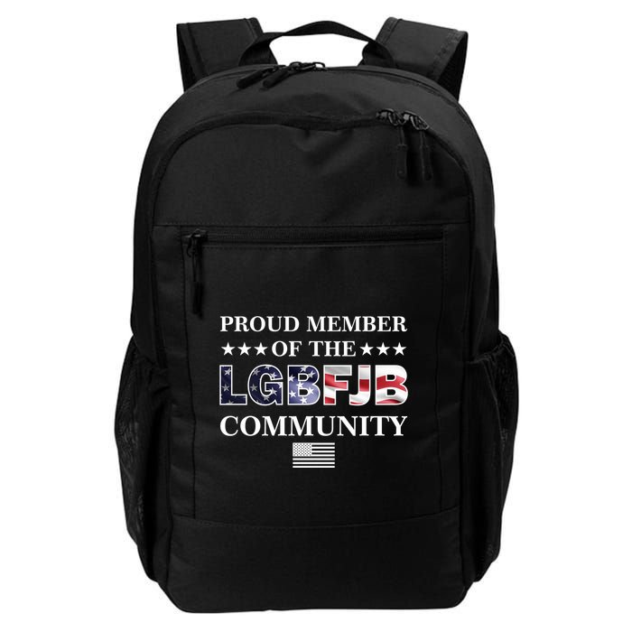 Proud Member Of The LGBFJB Community USA Flag Backpack