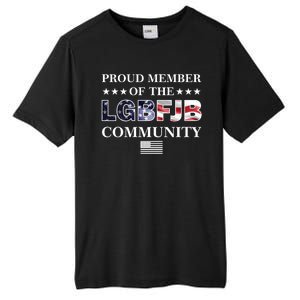 Proud Member Of The LGBFJB Community USA Flag Tall Fusion ChromaSoft Performance T-Shirt