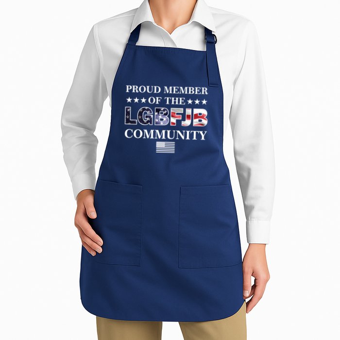 Proud Member Of The LGBFJB Community USA Flag Apron