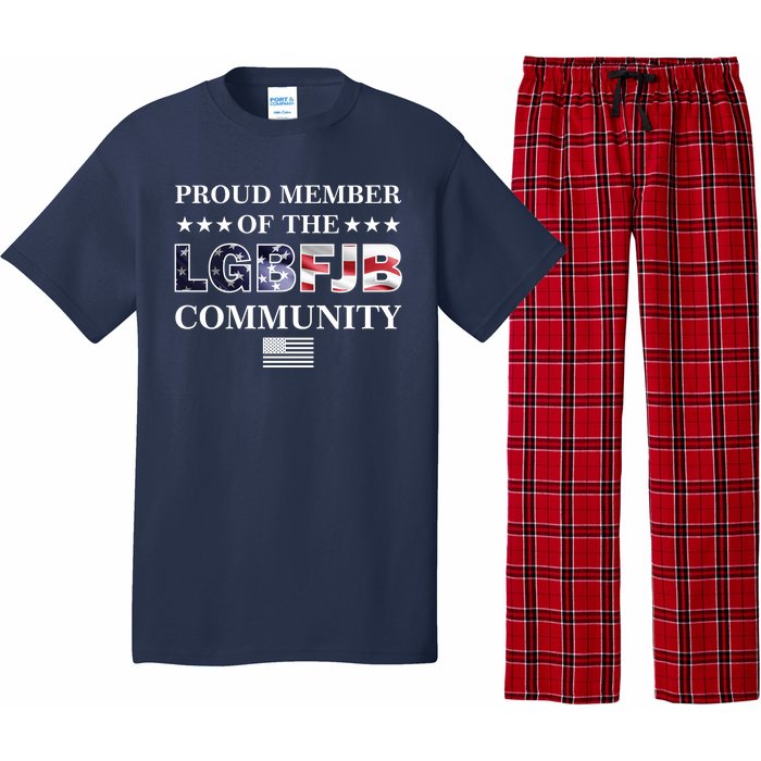 Proud Member Of The LGBFJB Community USA Flag Pajama Set