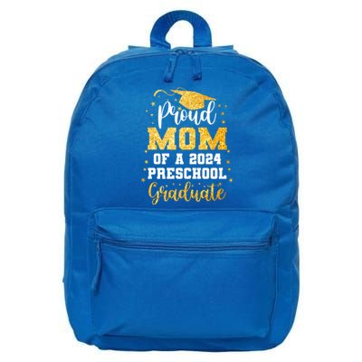 Proud Mom Of A Class Of 2024 Preschool Graduate Graduation Gift 16 in Basic Backpack