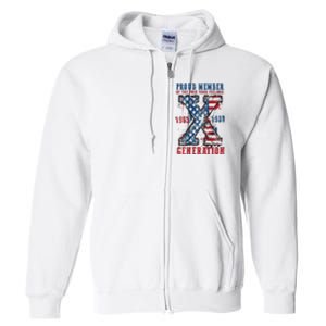 Proud Member Of The Fuck Your Feelings Generation X Full Zip Hoodie