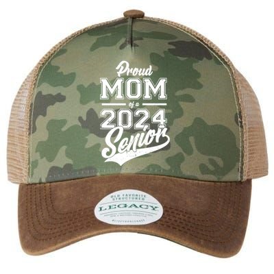 Proud Mom Of A 2024 Senior Grad Legacy Tie Dye Trucker Hat