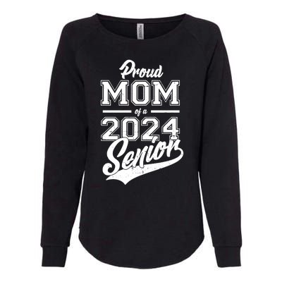 Proud Mom Of A 2024 Senior Grad Womens California Wash Sweatshirt