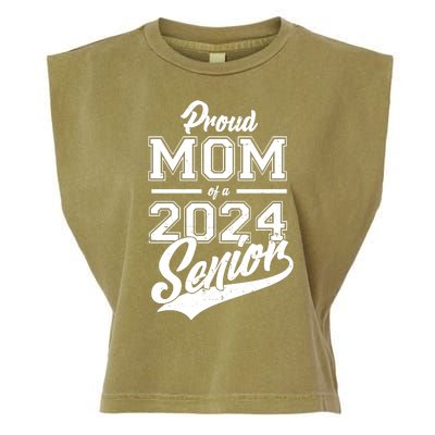 Proud Mom Of A 2024 Senior Grad Garment-Dyed Women's Muscle Tee