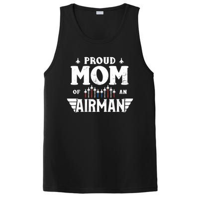 Proud Mom Of An Air Proud Mother Veterans Day Gift PosiCharge Competitor Tank