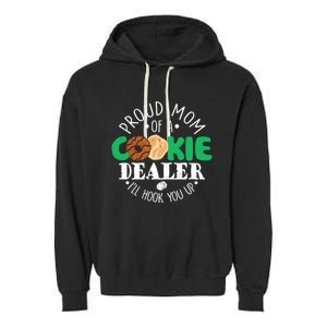 Proud Mom Of A Cookie Dealer Girl Troop Leader Matching Garment-Dyed Fleece Hoodie