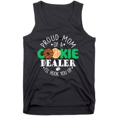 Proud Mom Of A Cookie Dealer Girl Troop Leader Matching Tank Top