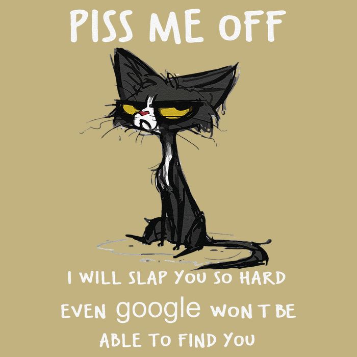 Piss Me Off I Will Slap You So Hard Black Cat Cooling Performance Crew T-Shirt