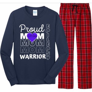 Proud Mom Of A Epilepsy Warrior Long Sleeve Pajama Set