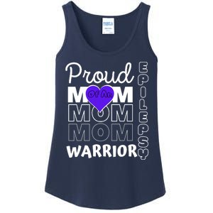 Proud Mom Of A Epilepsy Warrior Ladies Essential Tank