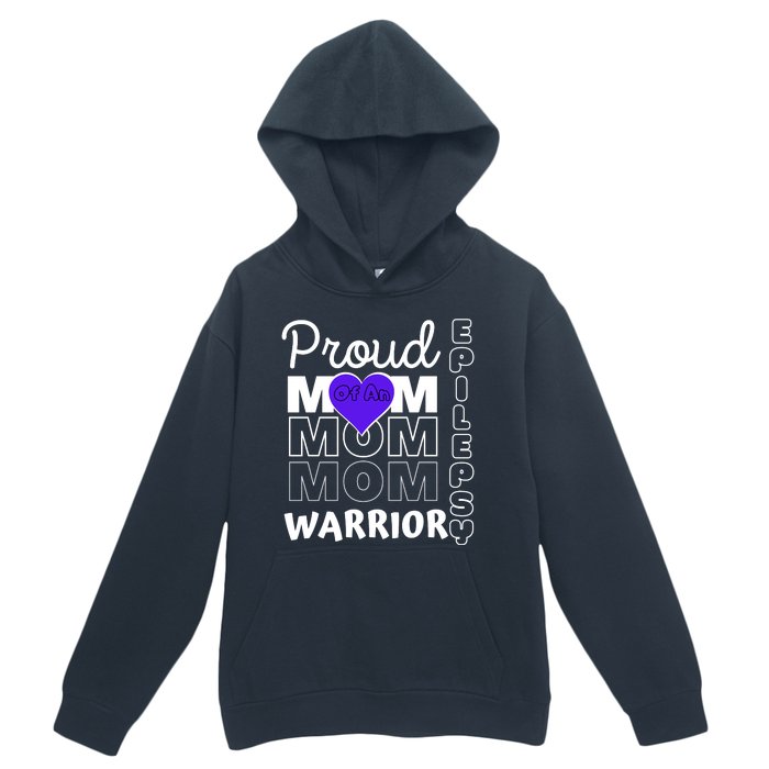 Proud Mom Of A Epilepsy Warrior Urban Pullover Hoodie