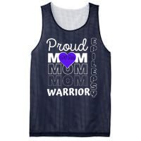 Proud Mom Of A Epilepsy Warrior Mesh Reversible Basketball Jersey Tank