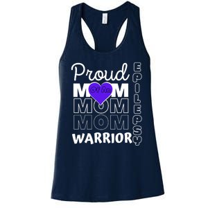 Proud Mom Of A Epilepsy Warrior Women's Racerback Tank