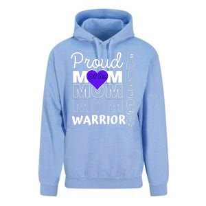 Proud Mom Of A Epilepsy Warrior Unisex Surf Hoodie