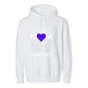 Proud Mom Of A Epilepsy Warrior Garment-Dyed Fleece Hoodie