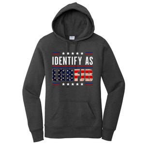 Proud Member Of LGBFJB Community US FLAG Women's Pullover Hoodie