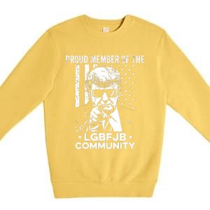 Proud Member Of The LGBFJB Community Conservative Anti Biden Premium Crewneck Sweatshirt