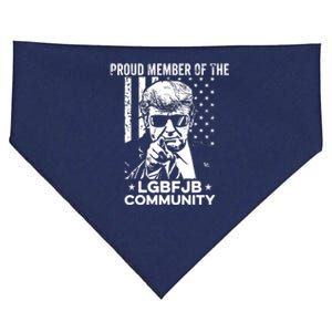 Proud Member Of The LGBFJB Community Conservative Anti Biden USA-Made Doggie Bandana