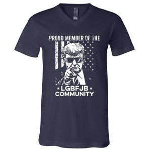 Proud Member Of The LGBFJB Community Conservative Anti Biden V-Neck T-Shirt