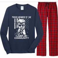 Proud Member Of The LGBFJB Community Conservative Anti Biden Long Sleeve Pajama Set