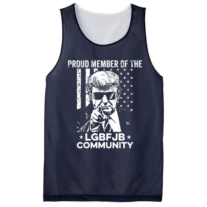 Proud Member Of The LGBFJB Community Conservative Anti Biden Mesh Reversible Basketball Jersey Tank