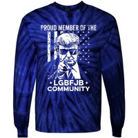 Proud Member Of The LGBFJB Community Conservative Anti Biden Tie-Dye Long Sleeve Shirt