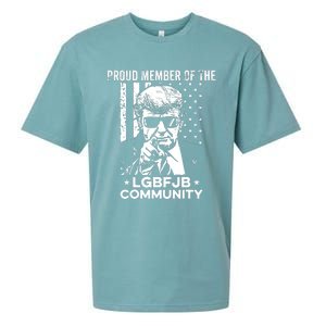 Proud Member Of The LGBFJB Community Conservative Anti Biden Sueded Cloud Jersey T-Shirt