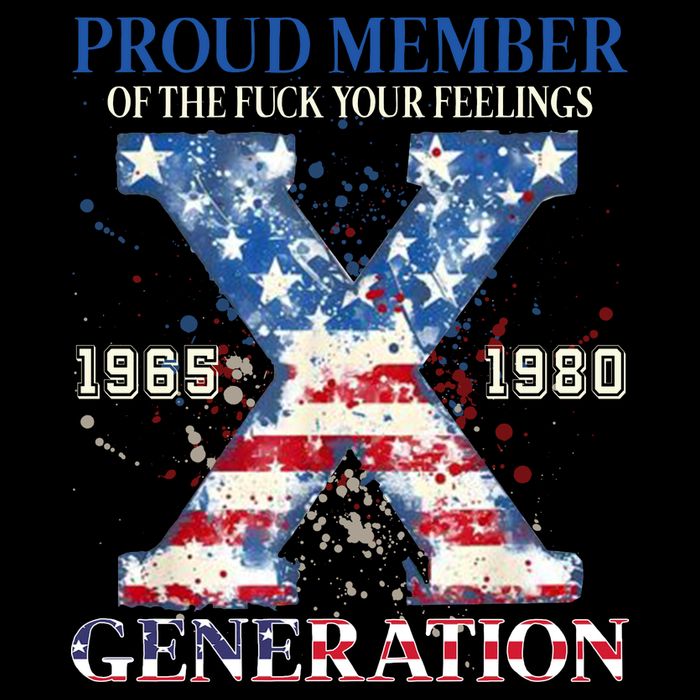 Proud Member Of The Fuck Your Feelings Gen X Usa Impact Tech Backpack