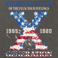 Proud Member Of The Fuck Your Feelings Gen X Usa Cotton Canvas Backpack